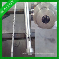 Bimetal single screw and barrel for upvc pipes